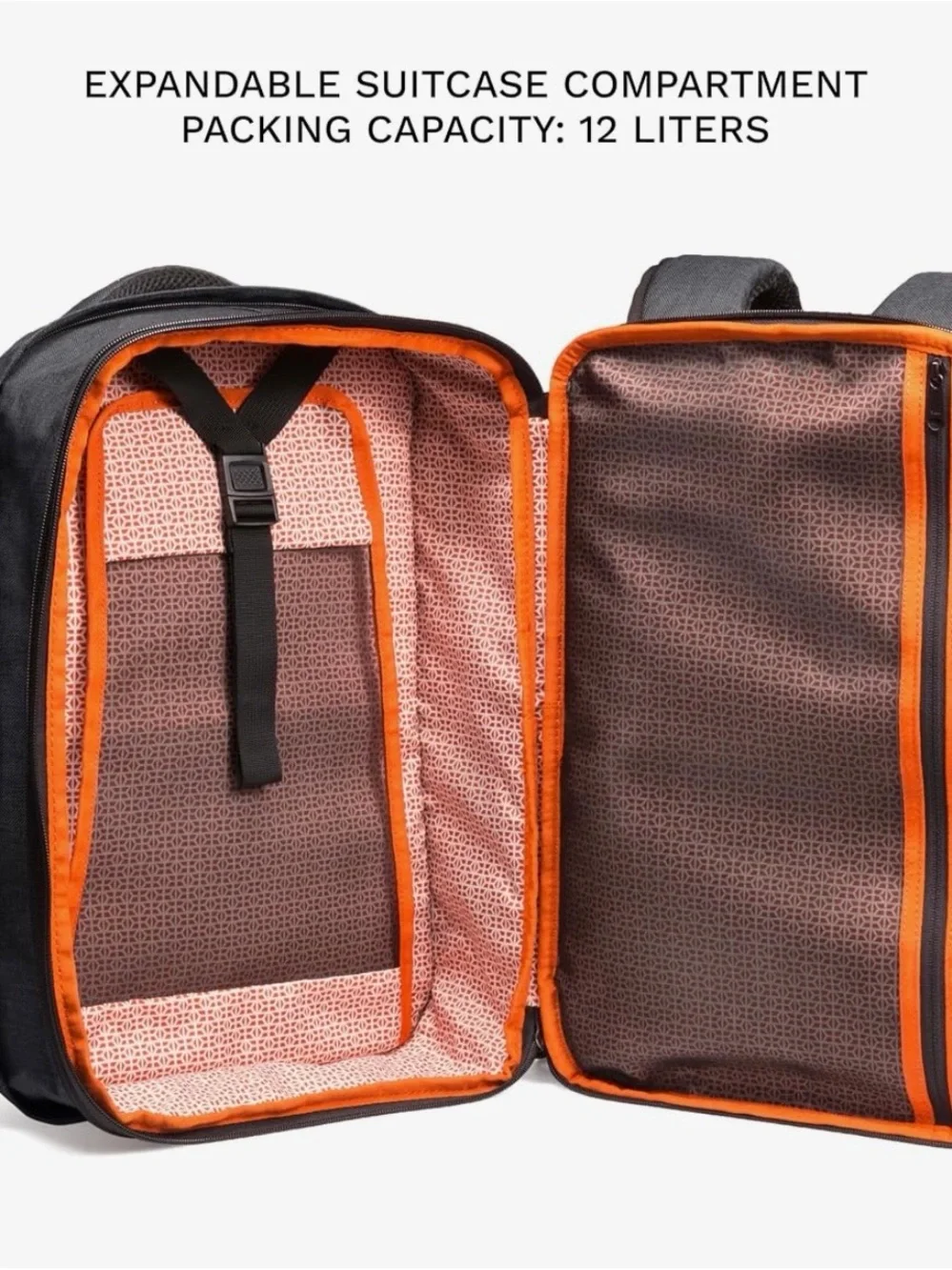 Knack Series 1 Laptop Backpack Carry-On, TSA Approved, Expandable Travel